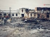 Изуродованные улицы украинского городка