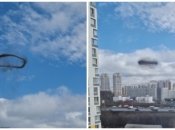 Над москвой заметили странное черное кольцо