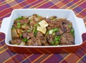 Необычная куриная печень с помидорами и сыром