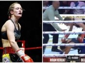 Добивала суперницю, що стала на коліна: брутальний жіночий бокс (відео)