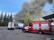 Пожежа у виробничій зоні Санкт-Петербурга