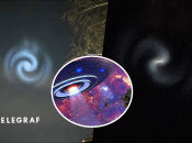 В небе заметили странное явление в виде спирали