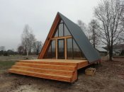 Дом в стиле А-фрейм под Винницей