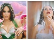 NK у відвертому вбранні облилася молоком