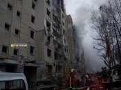 Наслідки ракетної атаки у Києві