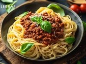 Паста болоньєзе - це чудовий варіант ситної вечері (зображення створено за допомогою ШІ)