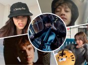 В жизни исполнители ролей Уэнздей, Ксавье, Тайлера и Энид выглядят иначе