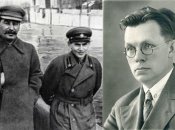 Йосип Сталін, Микола Єжов. Праворуч - Микола Зеров. Колаж "Телеграфу"