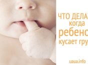 Что делать, если ребенок кусает грудь