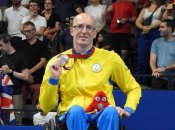 Александр Комаров с бронзовой наградой