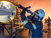 Из-за атак вспыхнули пожары