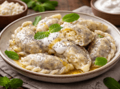 Вареники з сиром і маком