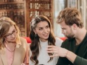 Саша Мудра с Алексом Топольским и его мамой Наталией