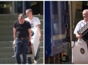 Виселяючись із будівлі, росіяни винесли пральну машинку