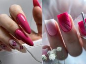 Малиновый маникюр - тренд лета 2024