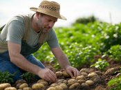 Збирання врожаю картоплі