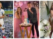 Защитник "Динамо" женился на беременной модели (фото, видео)