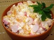 Салат получится очень необычным