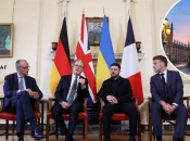 Фрідріх Мерц, Кір Стармер, Володимир Зеленський, Еммануель Макрон