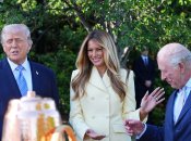 Меланія Трамп на зустрічі з королівською родиною