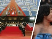 Дівчина була вимазана червоною фарбою і голосно кричала