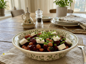 Салат из свеклы и нута