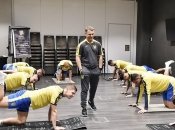 Тренировка сборной Украины