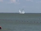 Самолет упал в воду на глазах десятков отдыхающих