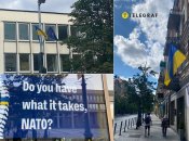 Литва символически поддержала Украину