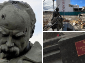 Памятники Шевченко подвергаются вандализму на оккупированных территориях