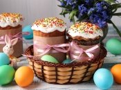 Традиційно на Великдень освячують великодні кошики