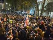 Акция протеста в Грузии