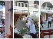 На курорте россияне попали в скандал