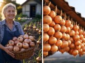 Не спешите обрезать лук и отправлять его на хранение