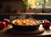 Вкусный пирог на сковороде