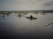 Так выглядит подтопленная Киевщина