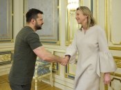 Кайса Оллонгрен и Владимир Зеленский