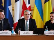 Владимир Зеленский, Эммануэль Макрон и Кир Стармер