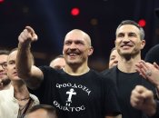 Олександр Усик та Володимир Кличко