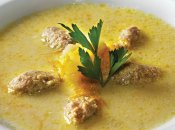 Сирний суп з фрикадельками