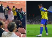 Саранча на матче Роналду