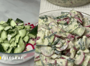 Весняний салат зі свіжих овочів