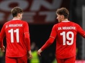 Братья Миранчуки в матче против Сербии