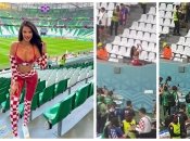 Охране не понравилось поведение модели