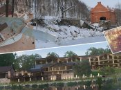 На ділянці, де знаходився старий млин, росте елітний апарт-готель. Фото Колаж "Телеграфу"