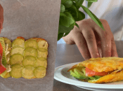 Ресторанний сніданок з кабачка