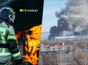 Онезький суднобудівний завод горить в Росії