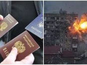 В полуразрушенном Мариуполе людям предлагают получить российские документы
