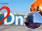 В Днепре вспыхнул пожар на бывшем комбайновом заводе