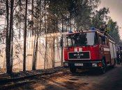 Пожар в Чернобыльской зоне